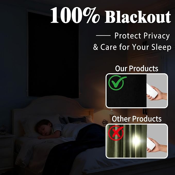 Self-Adhesive Complete 100% Blackout Curtain - Image 2
