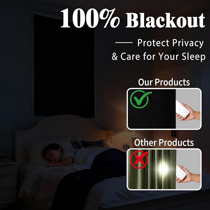No-Drill 100% Blackout Shade - Image 2
