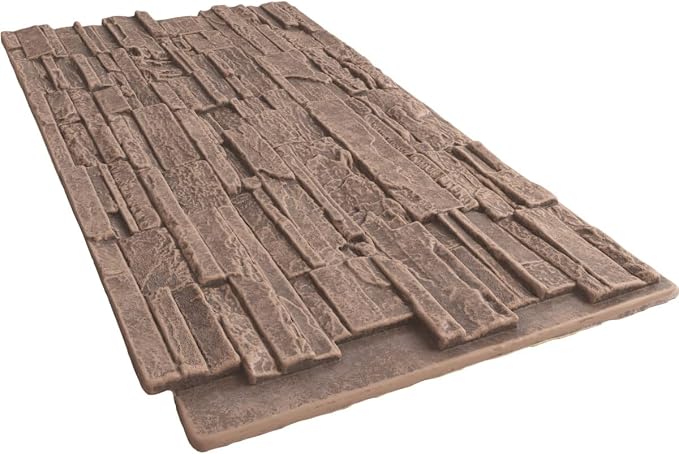 EverStone Cascade Faux Stone Panel, 48 5/8"W x 24 3/4"H x 1 1/4"D, North Hill - Image 6
