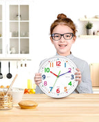 Silent Kids Wall Clock – Non-Ticking, Battery-Powered - Image 3