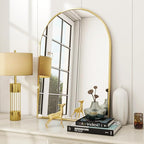 VooBang Arched Wall Mirror, 24 x 36 inch Arch Bathroom Mirror, Wall Mounted by VooBang