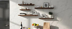 12 Pack - 12 inch Black Hidden L Shelf Bracket Iron Floating Shelf Brackets - Image 8