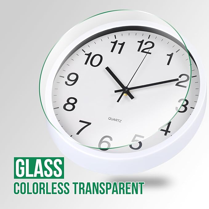 Wall Clock Non-Ticking Silent Quartz Movement Decor Clock Modern Simple Style - Image 5