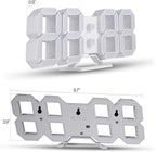 3D LED Digital Wall Clock/Desk Alarm Clock - Image 3