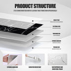 Chejiaye 10pcs Marble Peel and Stick Waterproof Wall Panels, Heat-Resistant - Image 4
