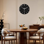 XFM Black Wall Clock 16 Inch Simple Wall Clocks Battery Operated Modern - Image 3