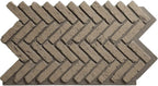 EverStone Herringbone Faux Brick Panel, 46 1/2"W x 25 1/4"H x 1"D, Adobe Color by EkenaMillwork