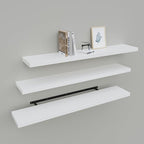 Upassion Floating Shelves for Wall Set of 3, Frame Display White Floating Shelf by Upassion