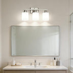 Unicozin 3-Light Bathroom Light Fixtures, Modern Brushed Nickel Vanity Light - Image 7