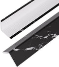 OUZUGIE 8-Pack 57 Inches, WPC Slat Wall Panel Trim, Corner Guard by OUZUGIE