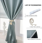 AJAZZ self Adhesive Portable 100% Blackout Curtains Simple and Easy to - Image 6