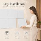 Large Cork Boards for Walls – 36" x 24" Self Adhesive Felt Wall Tiles - Image 4