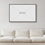 Extra Large Framed Abstract Wall Art - Image 3