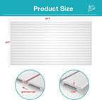 NeatiEase Slatwall Panel Wall Storage Systems, 4 x 8ft Slat Wall Paneling - Image 4