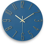 wall Clock, Silent Clock, wall Clocks Battery Operated， 12 inch Modern wall by Fapugh