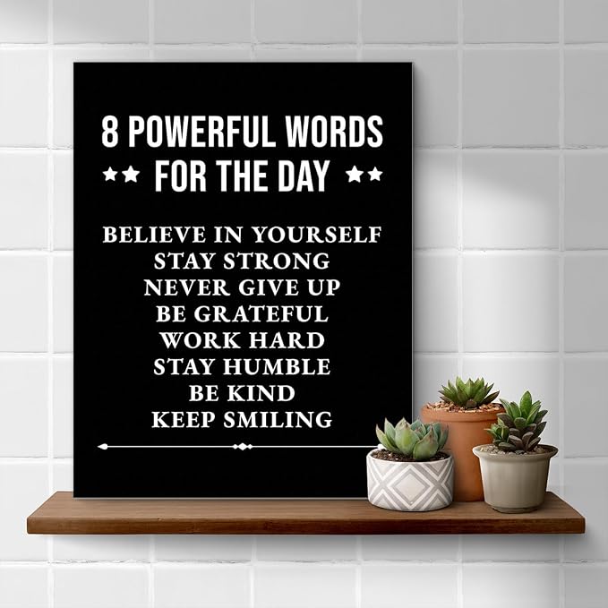 Inspirational Wall Decor, Motivational Canvas Painting Wall Art - Image 4