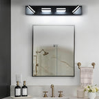 360° Rotate LED Bathroom Vanity Light Fixtures, 1600LM Acrylic Matte Black - Image 8