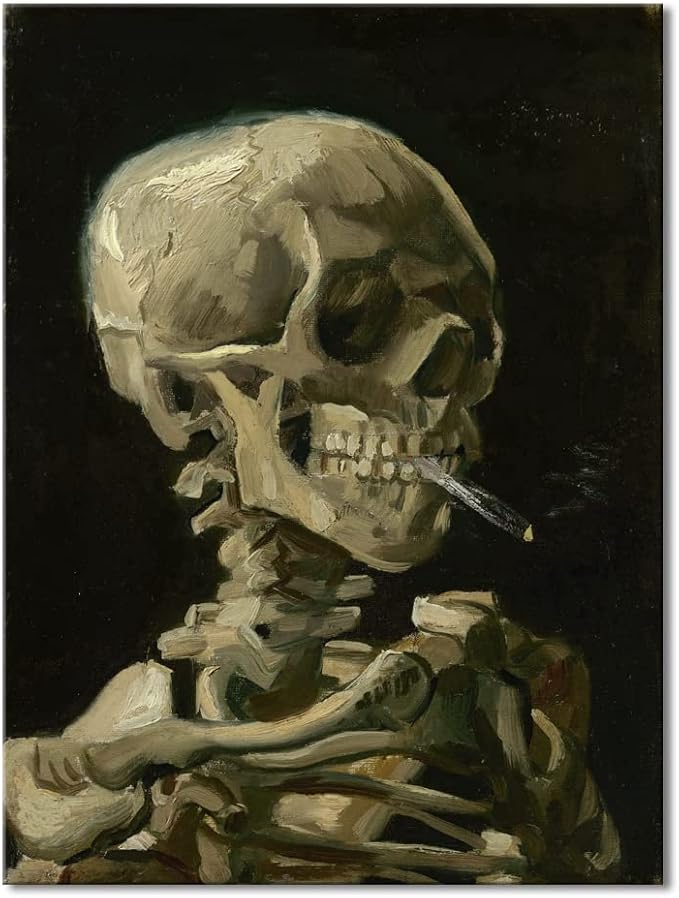 Wieco Art Canvas Wall Art Skull of a Skeleton - Image 9