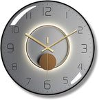 Ergocar Art Deco Silent Wall Clock by Ergocar