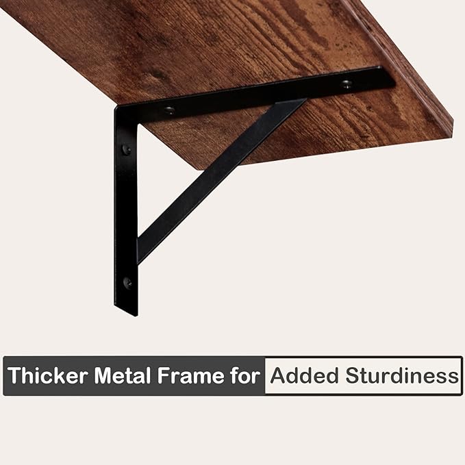 DINZI LVJ Wall Shelves, 23.6 x 7.9 x 6.1 Inch Floating Shelves - Image 9