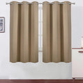 LEMOMO Natural Thermal Blackout Curtains/38 x 63 Inch/Set of 2 Panels Room by Lemomo