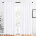 NICETOWN White Bedroom Curtain Panels by NICETOWN