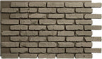 EverStone Aged Brick Faux Brick Panel, 46 7/8"W x 27"H x 1 1/4"D, Vintage White by EkenaMillwork