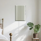 Beveled Bathroom Mirror for Wall, Rectangle Frameless Wall Mirror 24" x 16" - Image 9