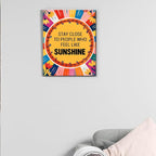 Inspirational Sunshine Wall Art Decor, Motivational Canvas Painting Pictures - Image 7