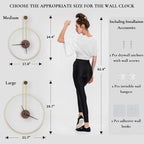 DRELIFAM Modern Wall Clock Large Wall Clocks - Image 6