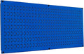 Wall Control Pegboard 16in x 32in Horizontal Blue Metal Pegboard Tool Board by Wall+Control