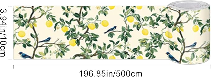 HOMETITUTE Wallpaper Border Peel and Stick Decorative Wall Trim Self Adhesive - Image 3