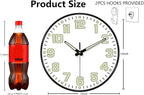 12 Inch Silent Wall Clocks Battery Operated, Glow in The Dark Wall Clock - Image 3