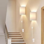 Plug in Wall Sconces Set of Two: Wall Lights - Image 7