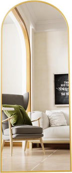 Beauty4U Arched Full Length Mirror, Standing or Leaning, Bedroom Dressing Mirror - Image 8