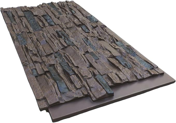 Ekena Millwork 45 3/4"W x 24 1/2"H x 1 1/4"D Canyon Ridge Stacked Stone - Image 6