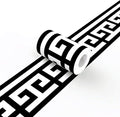 Black and White Wallpaper Border Trim Peel and Stick Boarders Self Adhesive by WEISENI