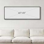 Large Framed Green Forest Wall Art - Image 3