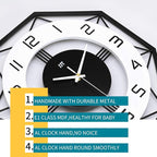 Large Wall Clocks for Living Room Decor Modern Silent Wall Clock for Home House - Image 5