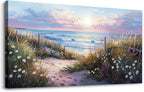 hyidecorart Blue Ocean Artwork Pictures Canvas Wall Art by hyidecorart