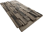 EverStone Cascade Faux Stone Panel, 48 5/8"W x 24 3/4"H x 1 1/4"D, Urban Color - Image 6