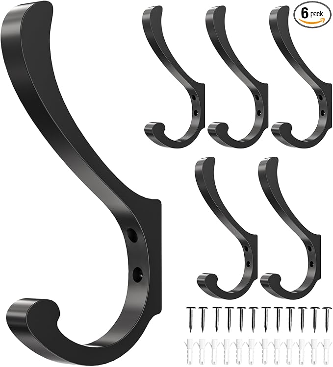Hanging Coat Hooks Wall Mount by jockcaras