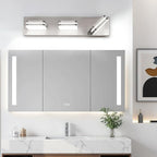 360° Rotate LED Bathroom Vanity Light Fixtures, 1300LM Acrylic Brushed Nickel - Image 9