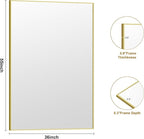 KOCUUY Large Gold Bathroom Mirror, 55x36 inch Rectangular Mirror - Image 8