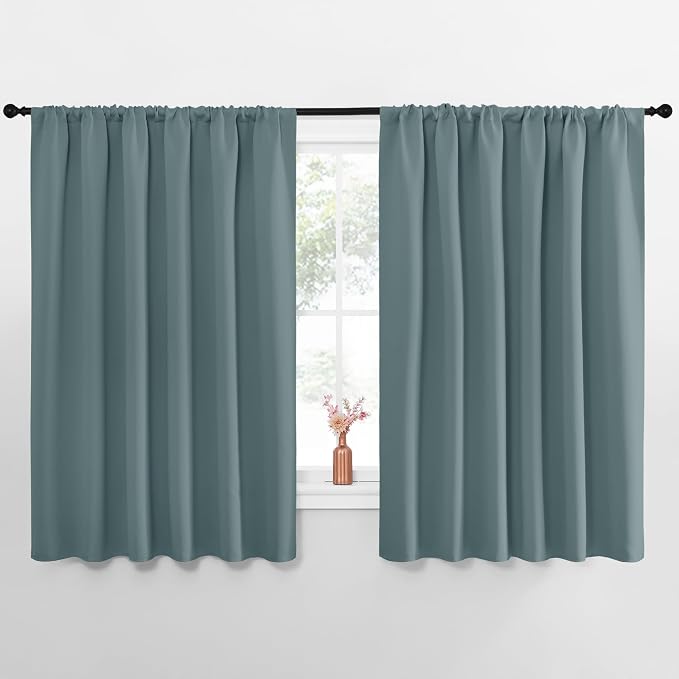 NICETOWN Blackout Curtains for Bedroom, 1 Pair, 70 by 63-inch, Window Treatment by NICETOWN