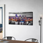 Pittsburgh Wall Art Living Room Decorations Black and White City Skyline - Image 7