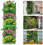 LITLANDSTAR Hanging Planter Bags, 2 Pack 7 Pocket Hanging Vertical Wall Planter - Image 8