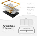Framed Modern Luxury Gold Wall Art, Pictures - Image 7