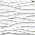 STICKGOO Wave Wall Panels for Interior Wall Decor, Decorative PVC Panels for by STICKGOO