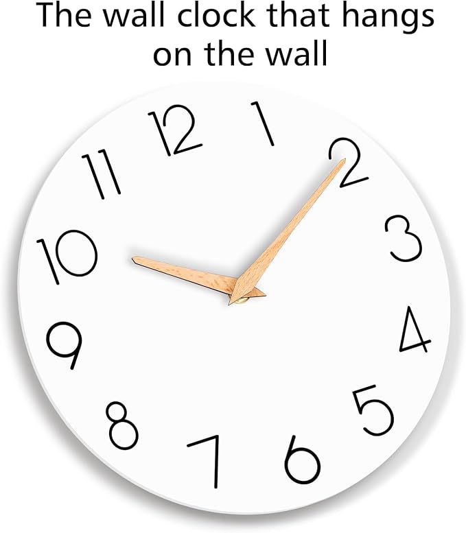 cicininc Wall Clock, Decorative Battery Operated Wall Clocks - Image 8